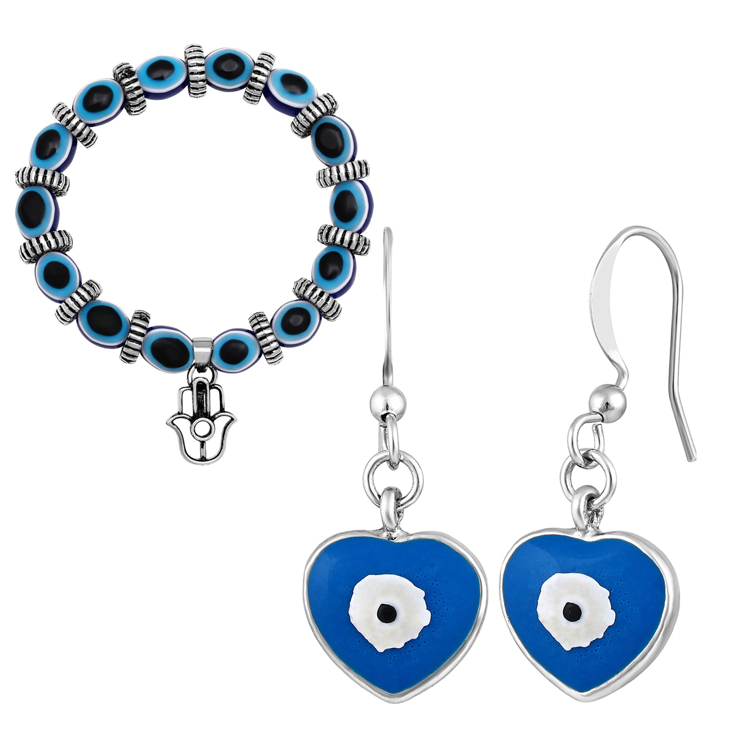 Combo of Evil Eye Bracelet & Earring