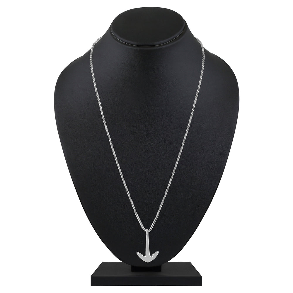 Combo of Black Gun Metal Plated Unisex Ship Anchor Necklace Chain Pendant