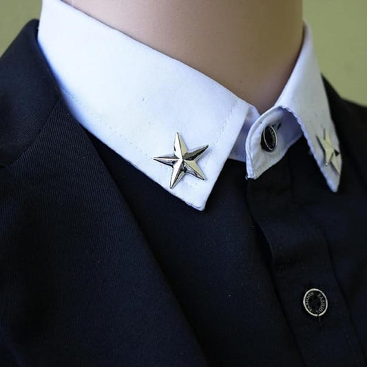 Shining Star Brooch Badge Lapel Pin Combo