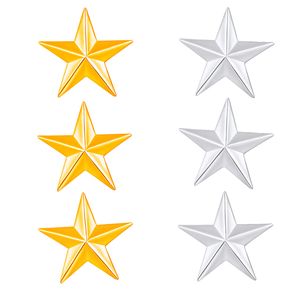 Shining Star Brooch Badge Lapel Pin Combo