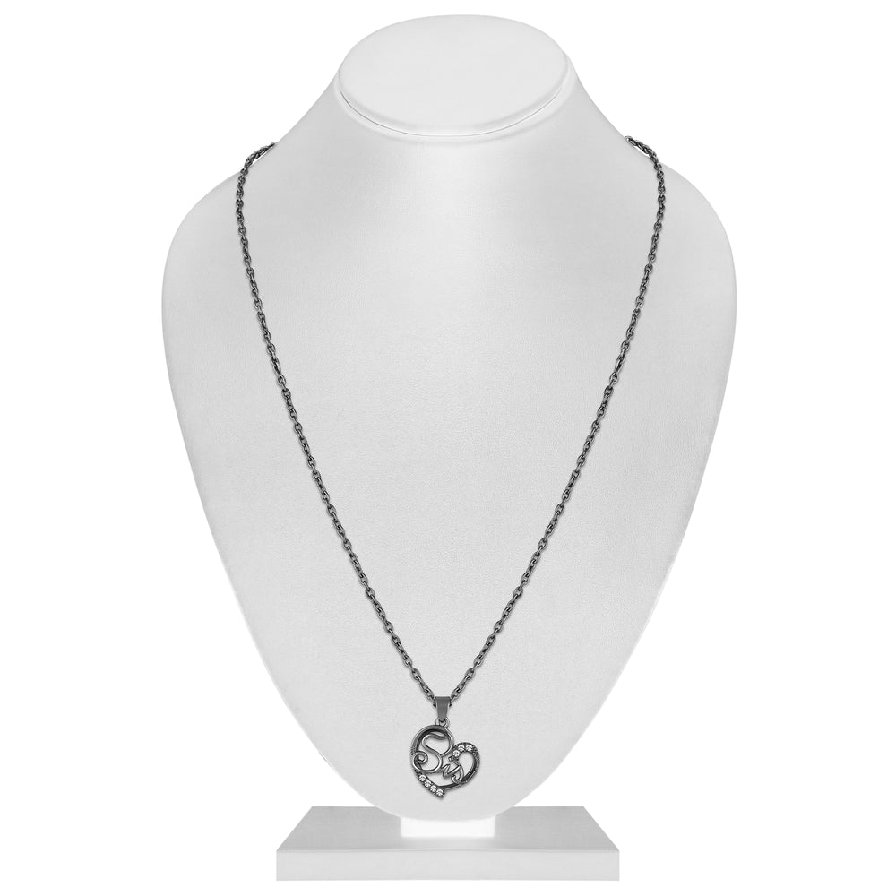 Combo of Sis and Dad Heart Pendant