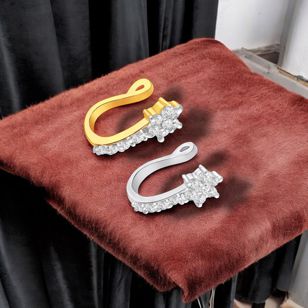 Combo of Simple and Elegant Non Piercing Nose Ring