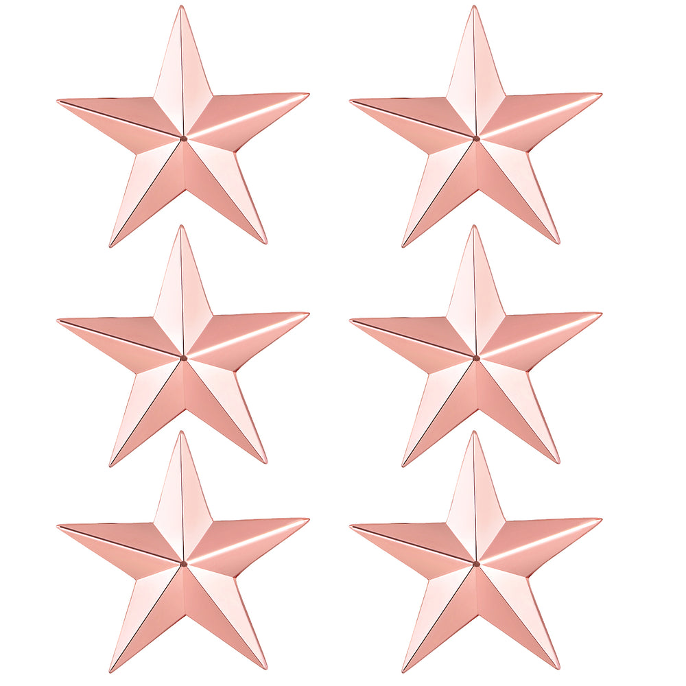 Combo of Big Size 6 Star Brooch / Lapel Pin