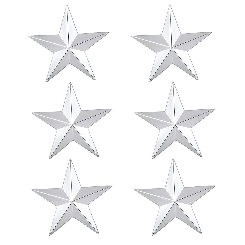 Combo of Big Size 6 Star Brooch / Lapel Pin