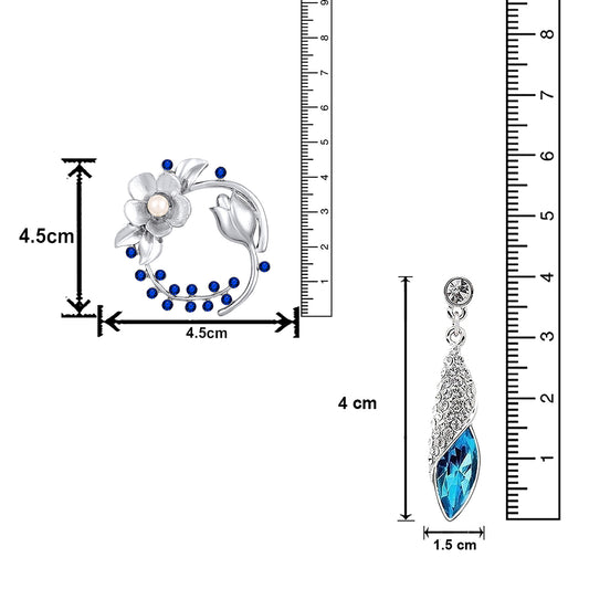 Combo of Saree Pin and Dangler Earring