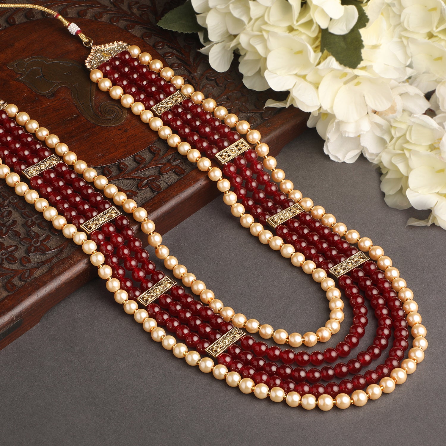 Combo of Layered Dulha Mala and Kalangi