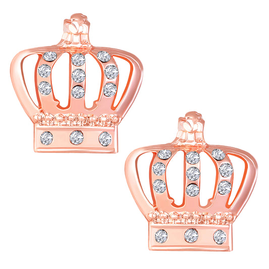 Combo of 2 Elegant Crown Brooch / Collor Pin