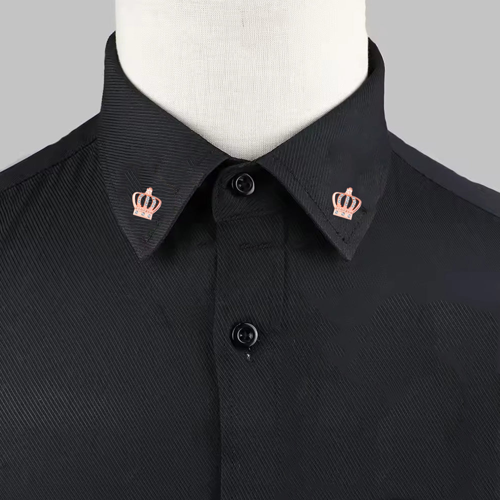 Combo of 2 Elegant Crown Brooch / Collor Pin