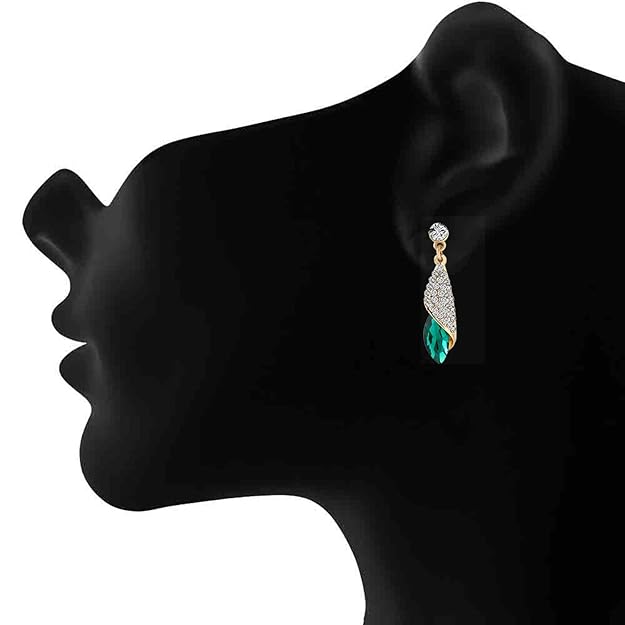 Combo of 2 Beautifully Designed Dangle Drop Earrings