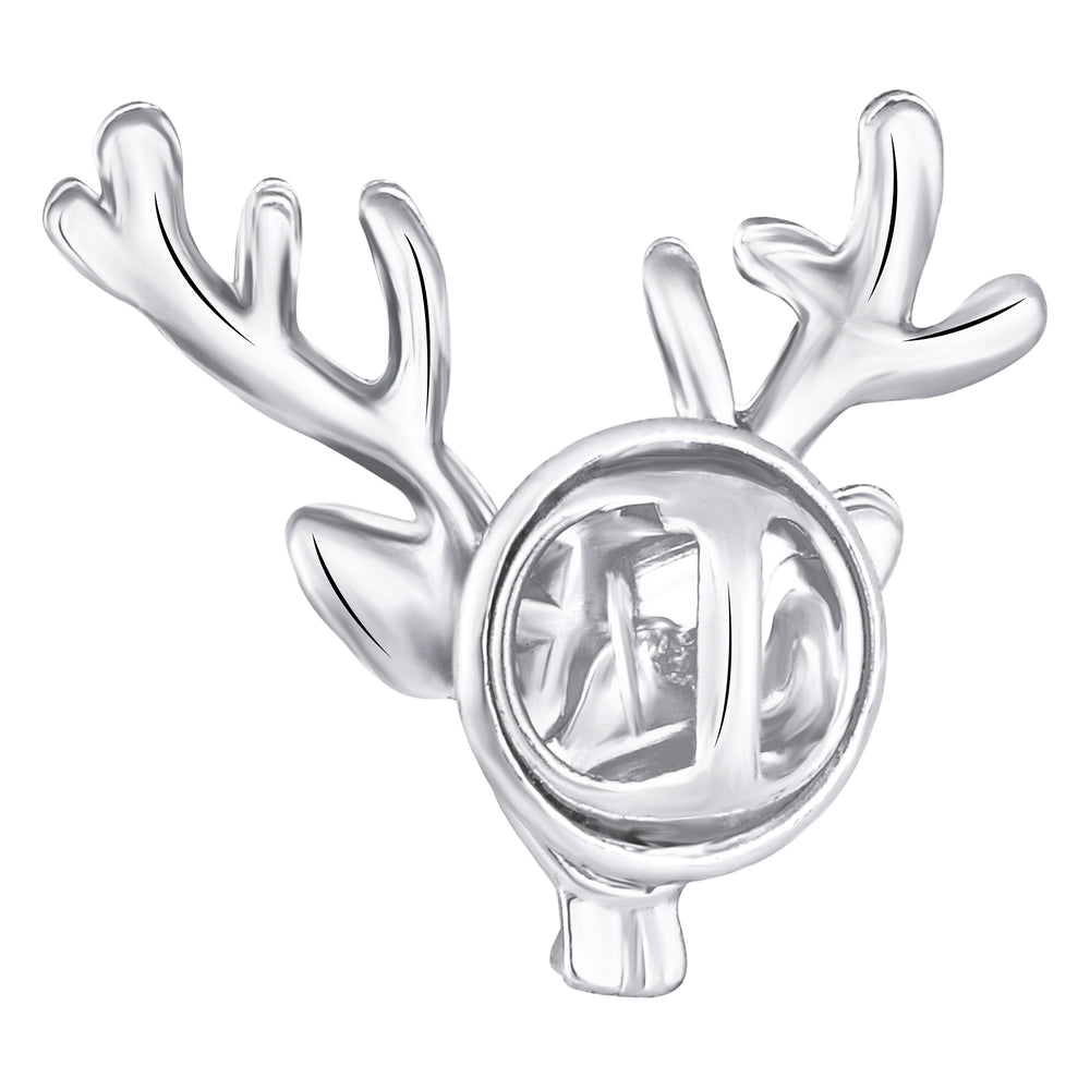 Combo of 2 Deer-Face Shaped Wedding Brooch / Lapel Pin / Collor Pin