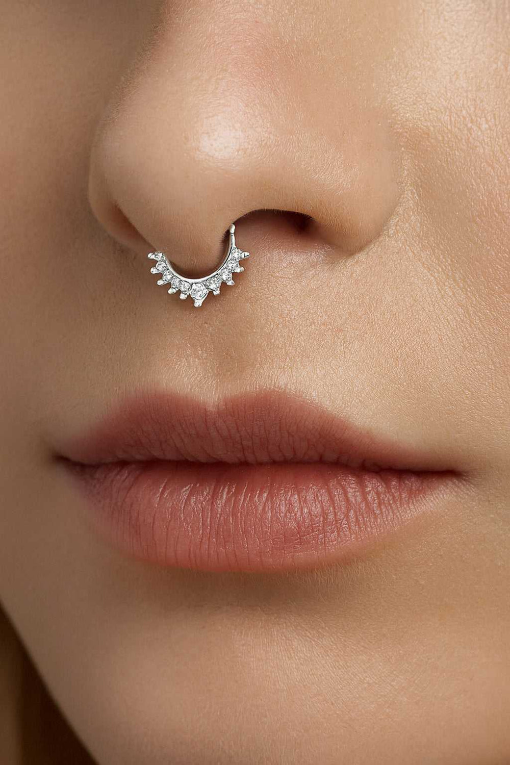 Non-Piercing Combo of Septum Nose Ring