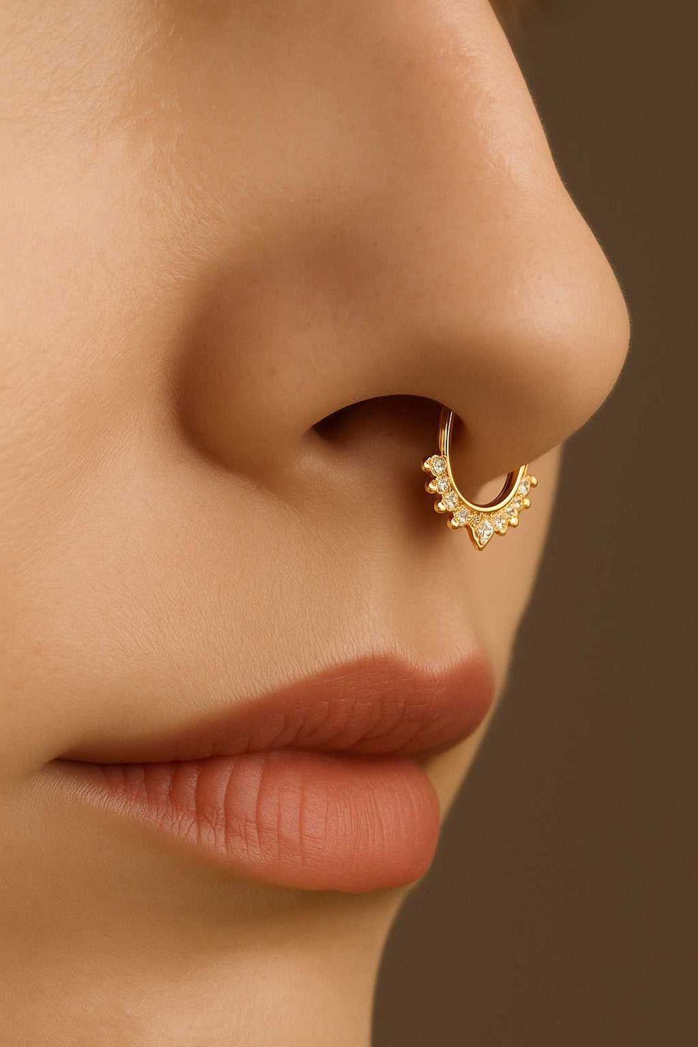 Non-Piercing Combo of Septum Nose Ring