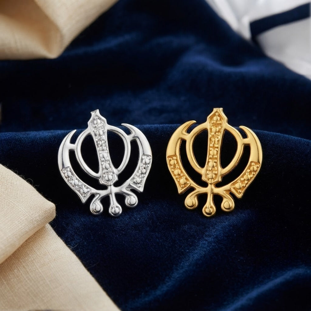 Veer Khanda Brooch Combo