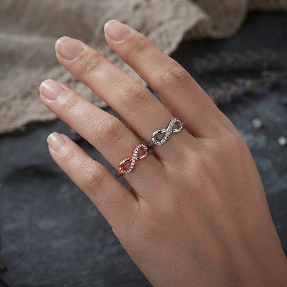 Eternal Twinkle Infinity Ring Combo