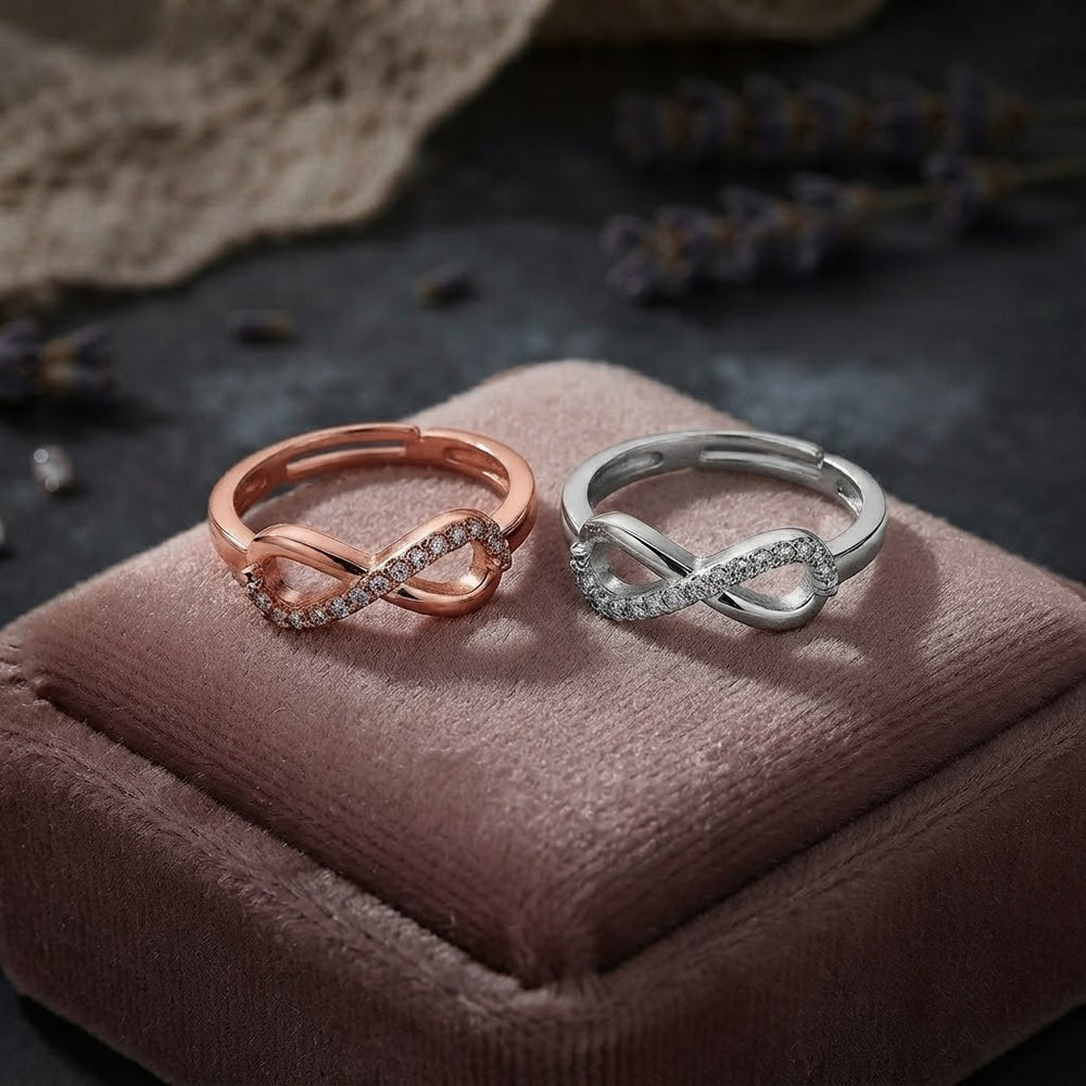 Eternal Twinkle Infinity Ring Combo