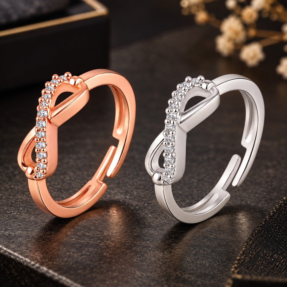 Eternal Twinkle Infinity Ring Combo