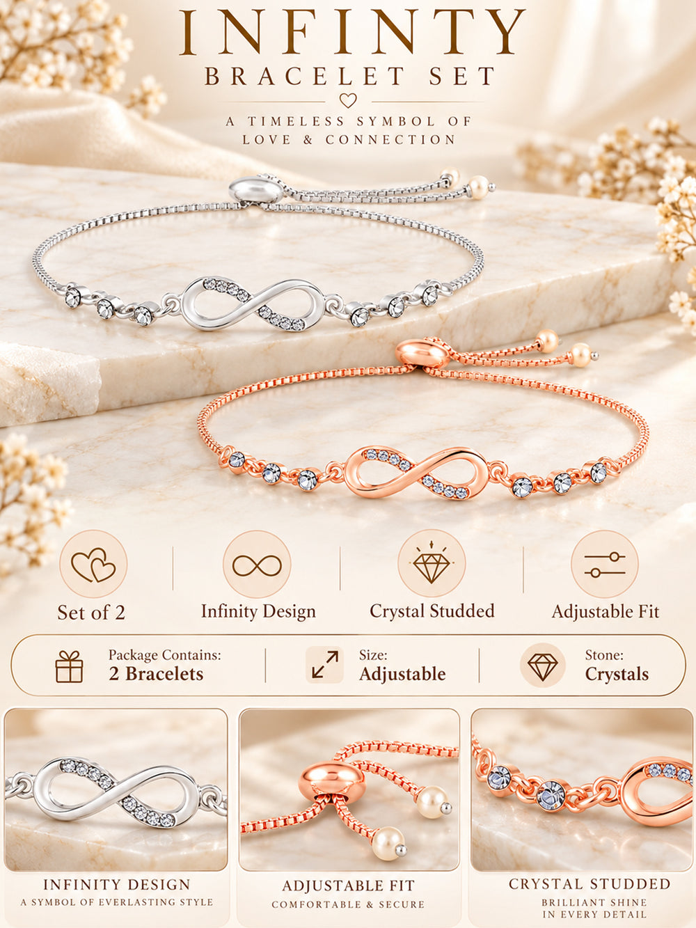 Combo of Two Stylish & Designer Bracelets