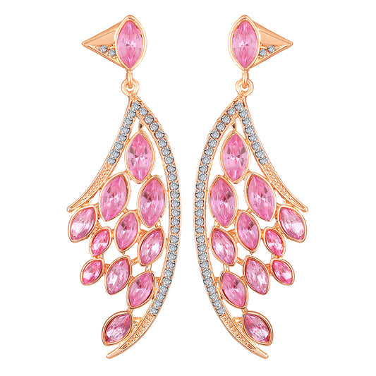 Feather Shaped Dangle Earring