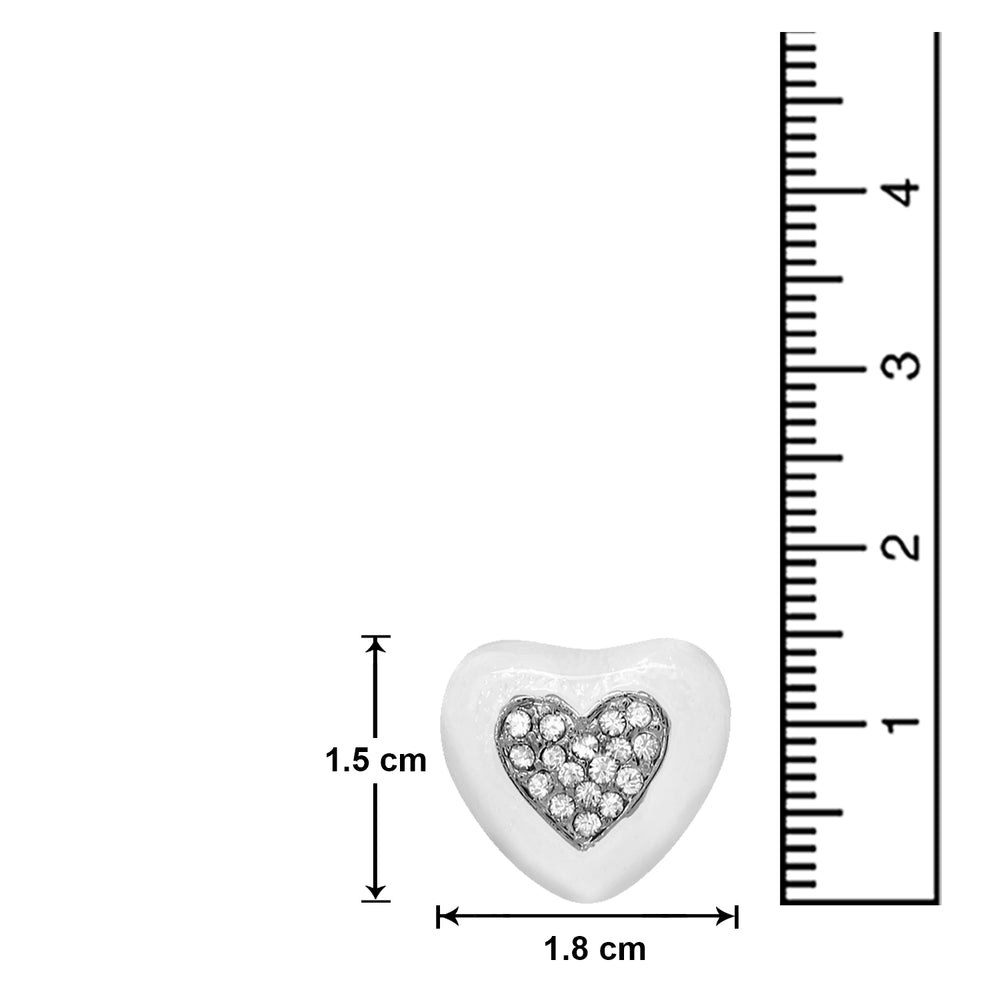 Romantic Heart Stud