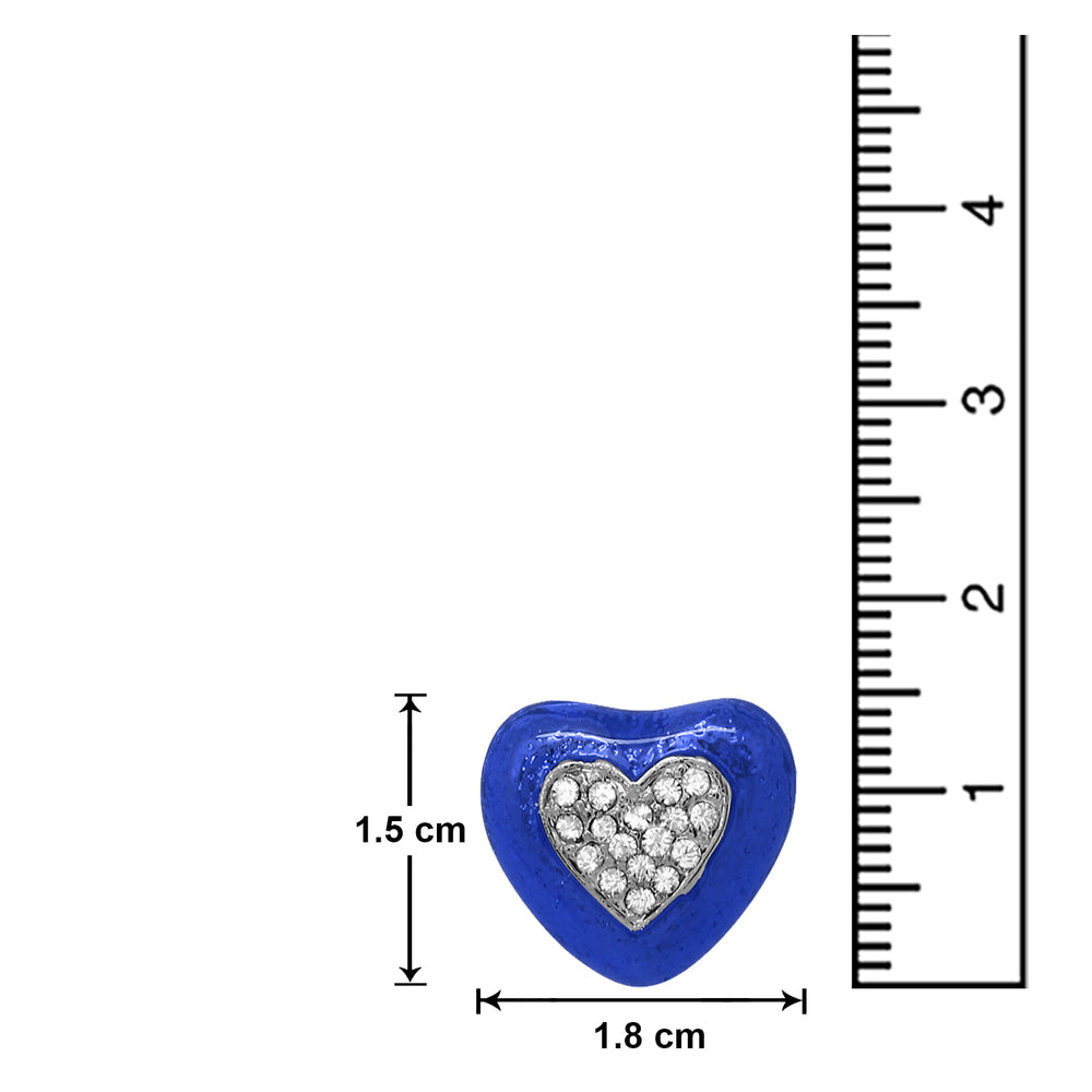 Romantic Heart Stud