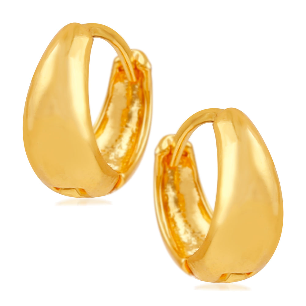 Bollywood Styled Piercing Kaju Bali / Hoop Pair of Mens Earrings