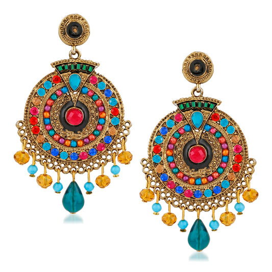 Exclusive Designer Afghani Dangler Earrings
