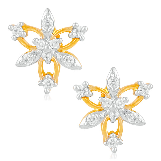 Designer Flower Stud Earrings
