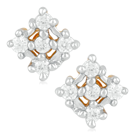 Elegant Cubic Zirconia Stud Earrings