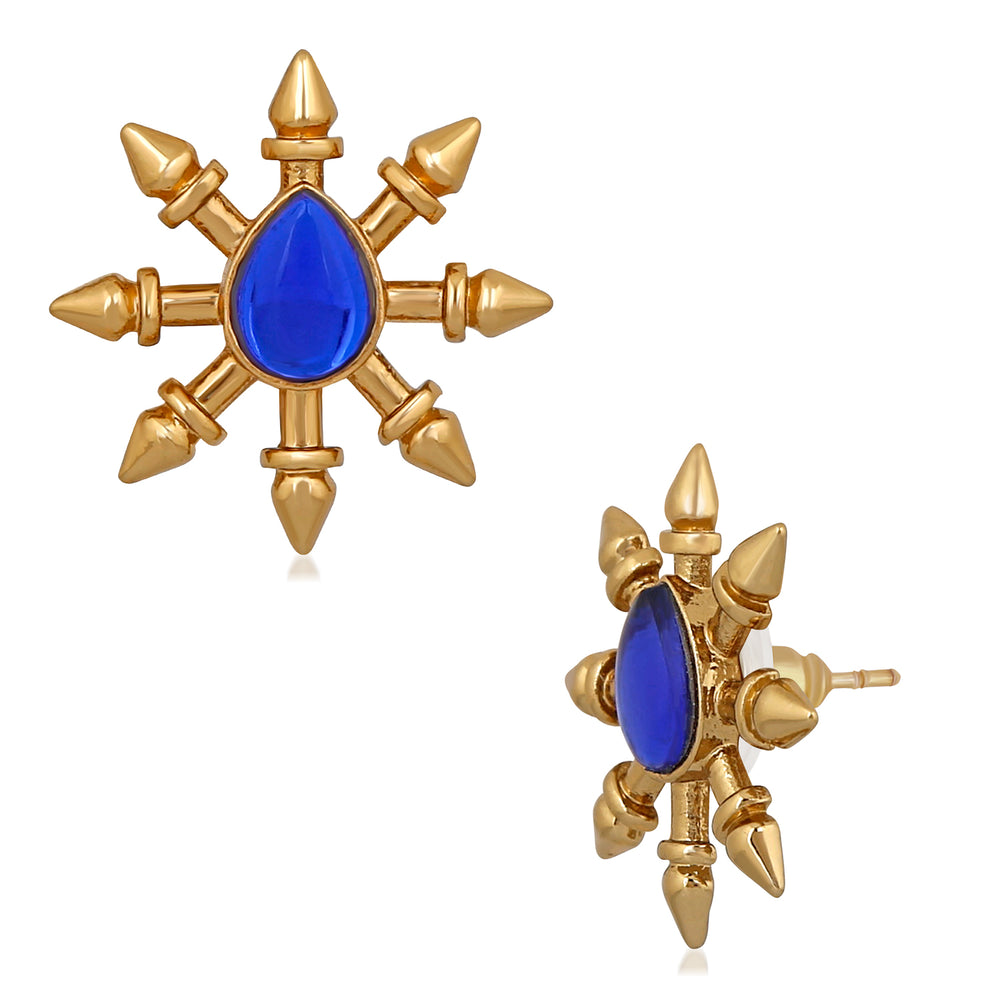 Exclusive Designer Love Crystal Stud Earrings