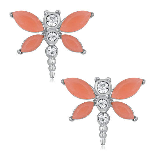 Butterfly inspired Crystal Stud Earrings