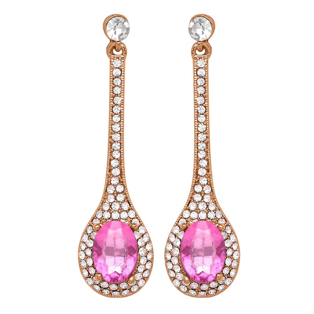 Dual Line Long Dangler Earrings