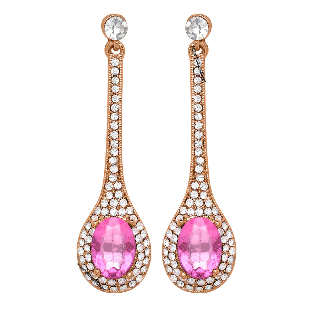 Dual Line Long Dangler Earrings