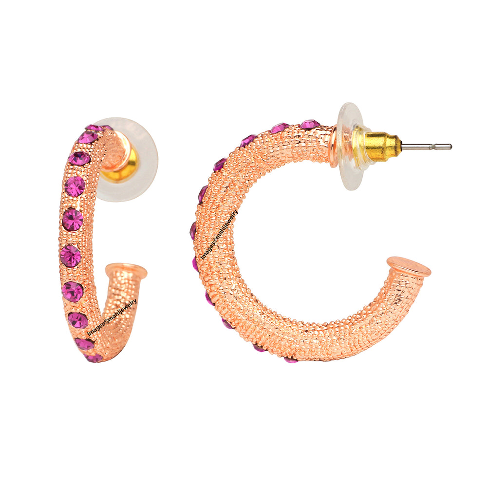 Single Line Half Bali Style Earrings