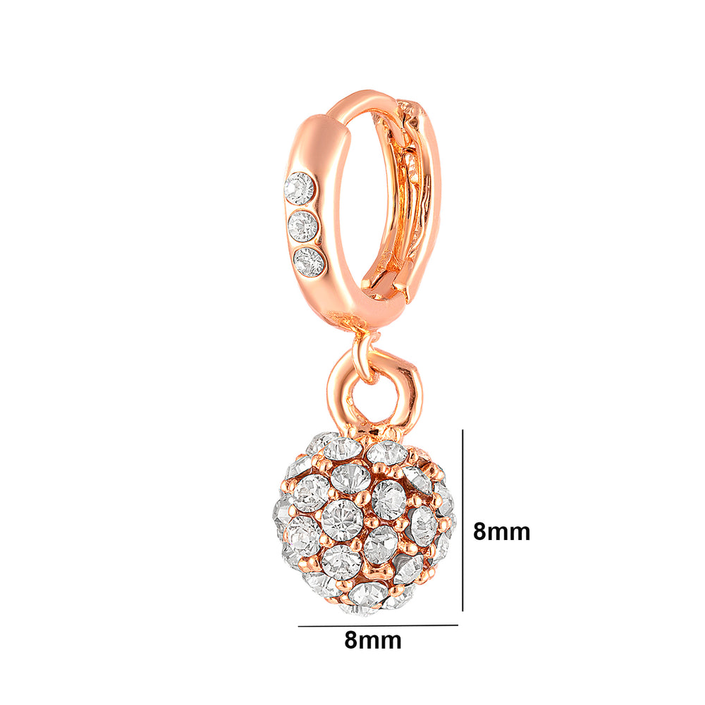 Royal Sparklers Ball Bali Earrings
