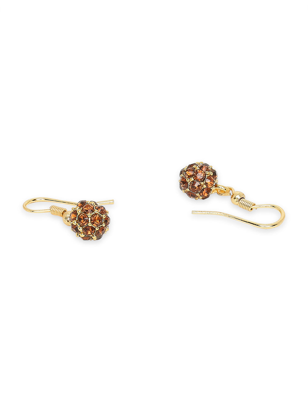 Sparkling Crystals Ball Earrings