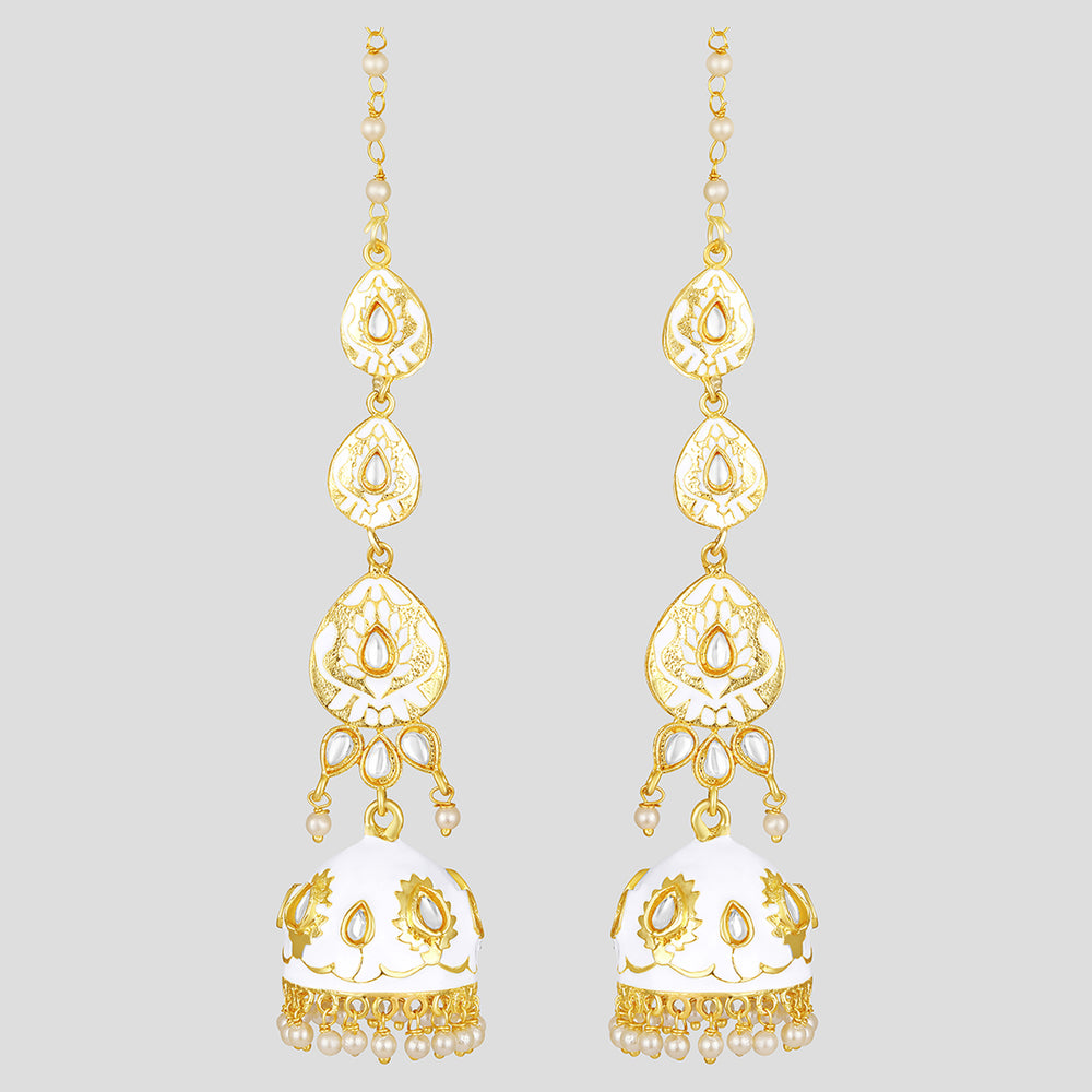 Long Layered Jhumki Earrings