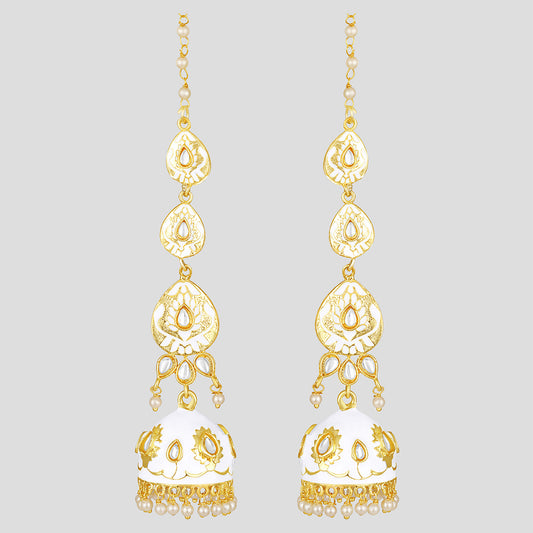 Long Layered Jhumki Earrings