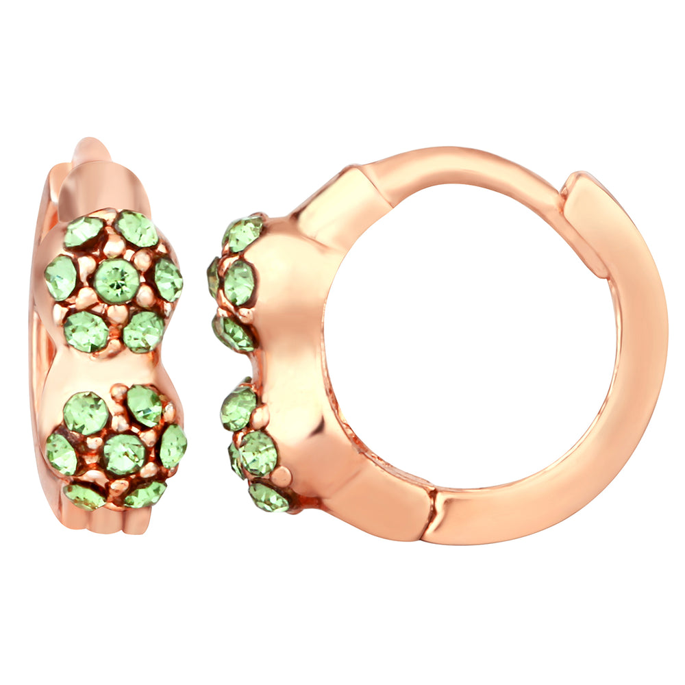 Blush Hoop Bali Earrings