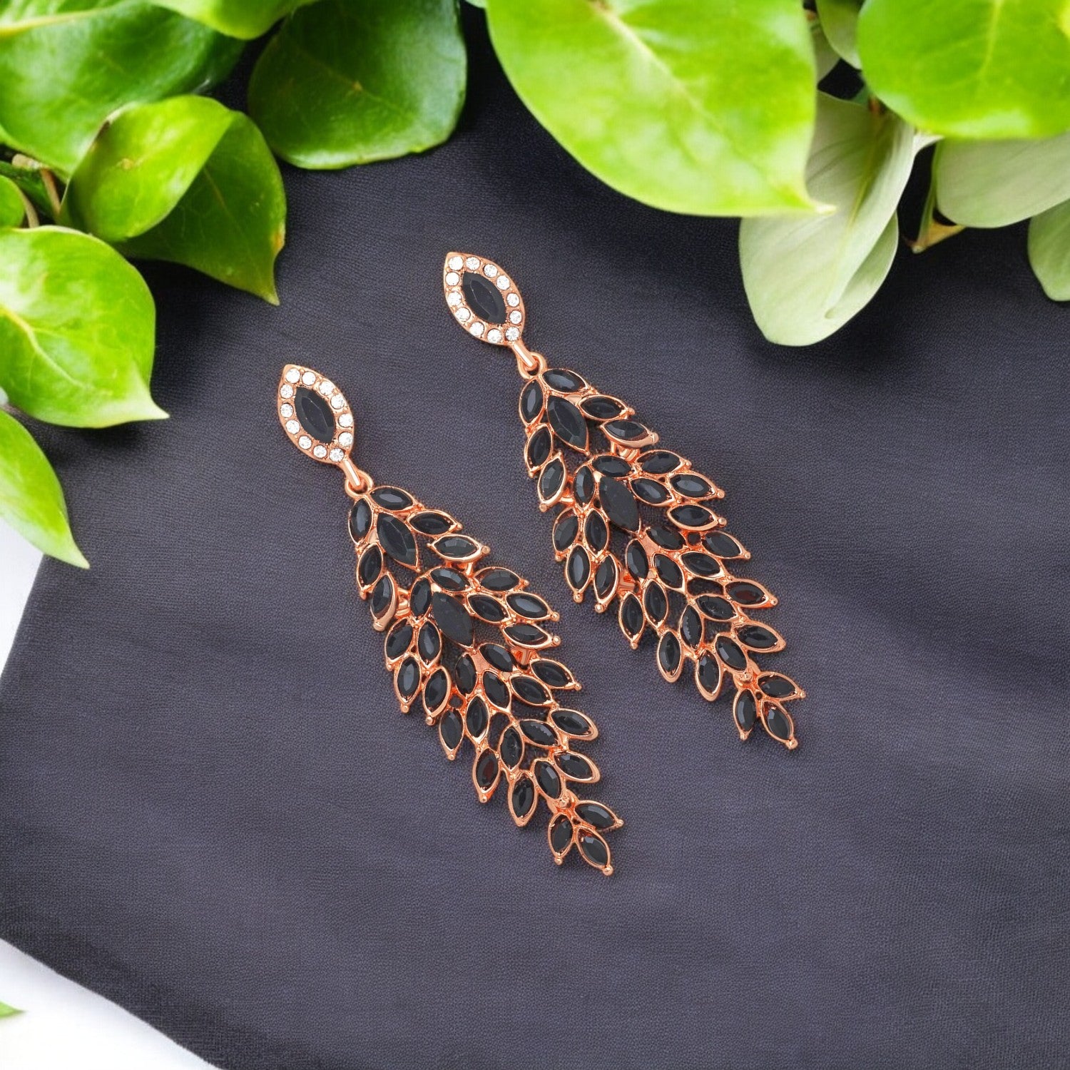 Dazzling Crystals Dangler Earrings