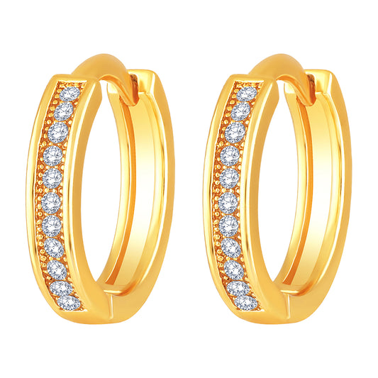 Single Line White Crystals Mens Bali