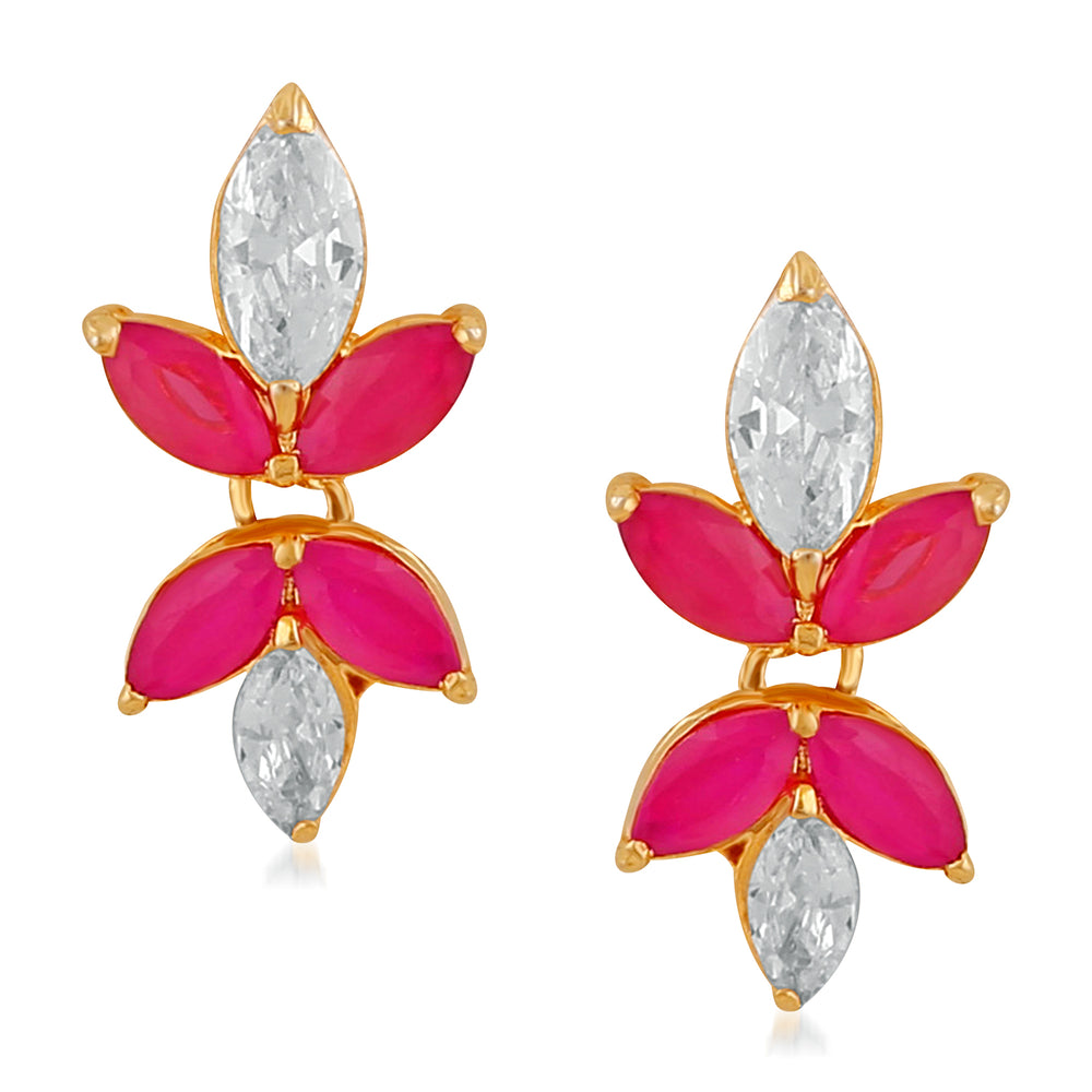 Red Statement Earrings