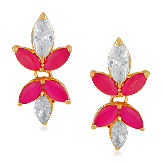 Red Statement Earrings