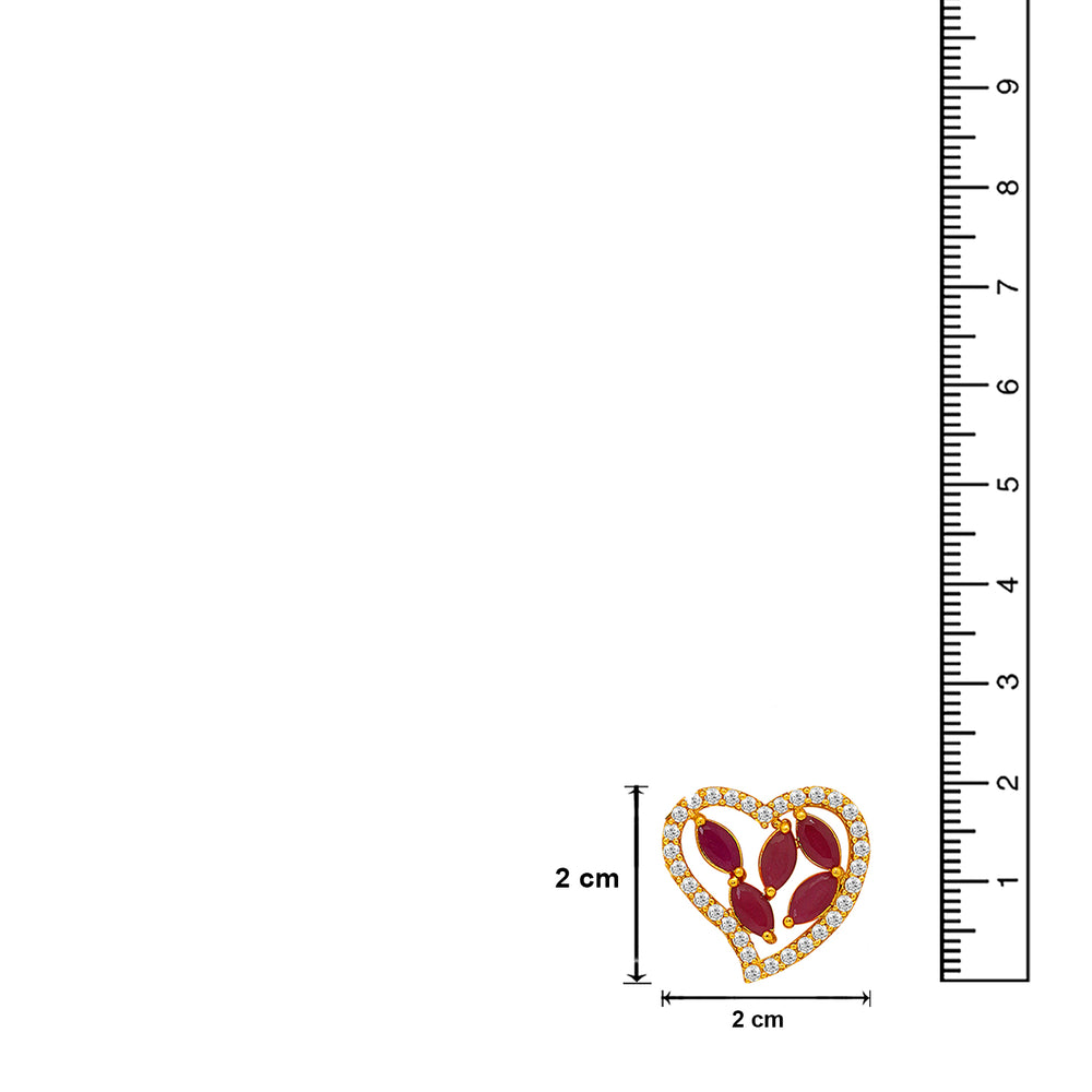 Curvy Heart Earrings