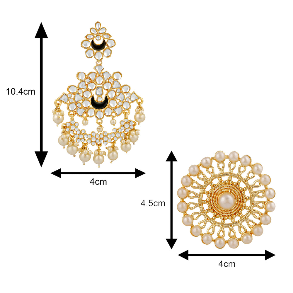 Combo of 2 Pairs of Traditional Dangler Earrings