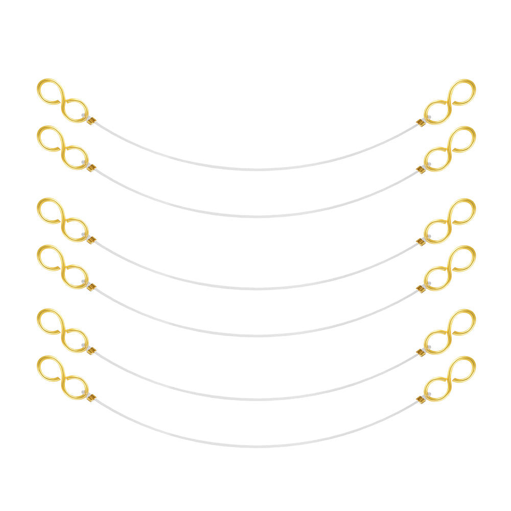 Transparent Heavy Earrings Support Ear Chains