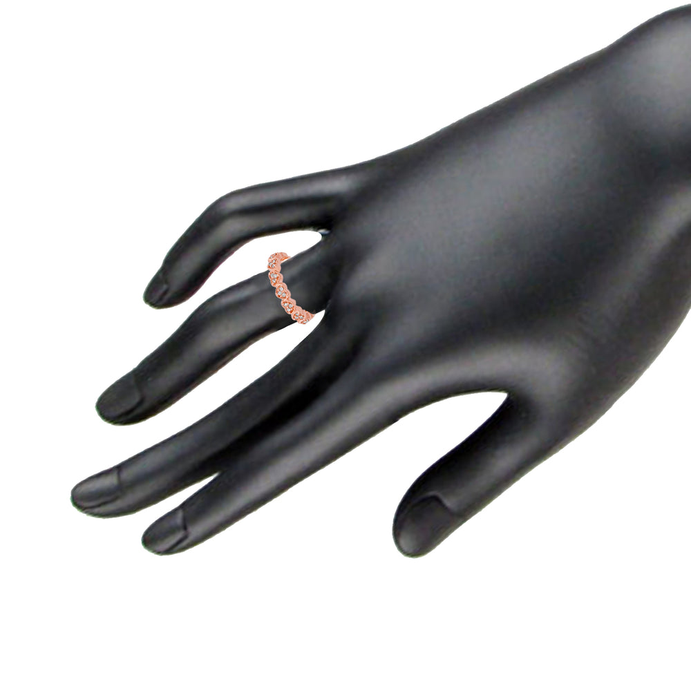 Heart Link Adjustable Finger Ring