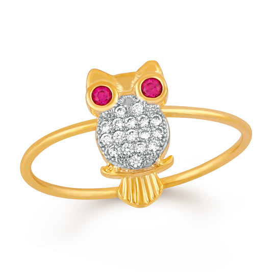 Nocturnal Owl Finger Ring