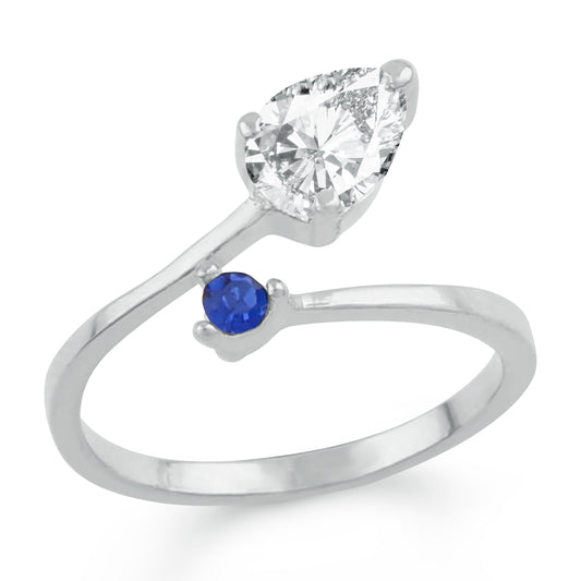 Beautiful Solitaire Crystal Finger Ring