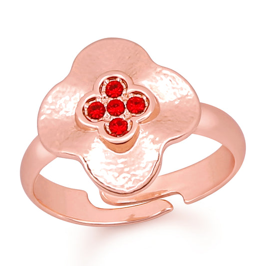 Exquisite Designer Love Crystal Finger Ring