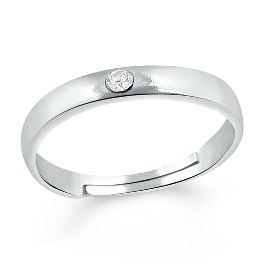 Valentine Gift Designer Solitaire CZ Finger Ring